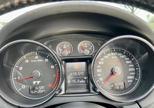 Audi TT cena 49900 przebieg: 176000, rok produkcji 2010 z Brok małe 436